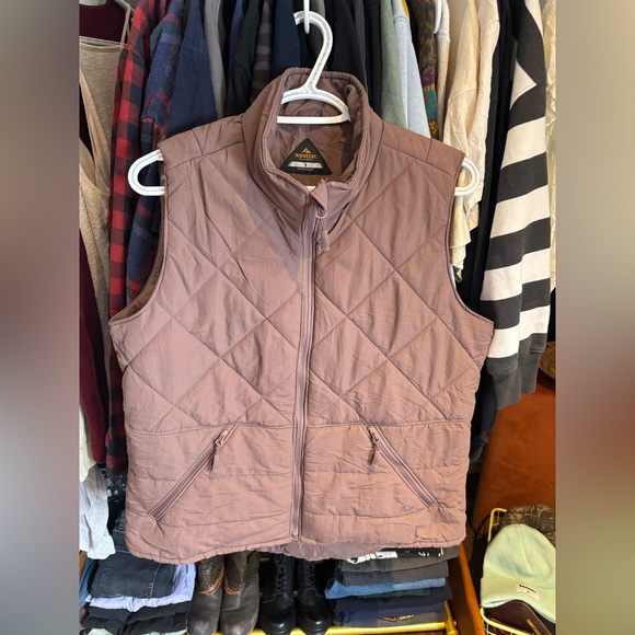 Ridgecut Toughwear Jackets & Blazers - Ridgecut Brown Quilted Vest with Zipper